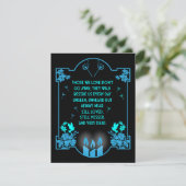 Carte Message de prise en charge de la confirmation (Debout devant)