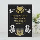 Carte Message de prise en charge de la confirmation (Debout devant)