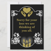 Carte Message de prise en charge de la confirmation (Devant)