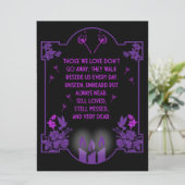 Carte Message de prise en charge de la confirmation (Debout devant)