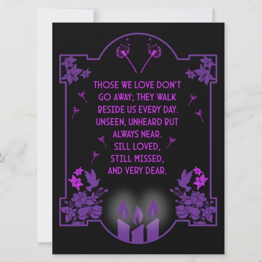 Carte Message de prise en charge de la confirmation (Devant)