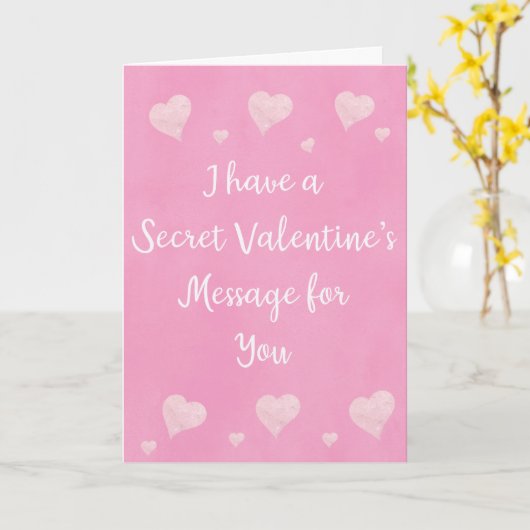 Carte Message de proposition secrète Marry Me Valentine' (Fleur jaune)