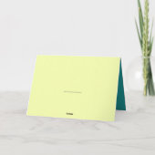 Carte Message de vœux de rétablissement et Écriture pour (Dos)