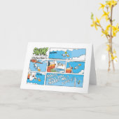 Carte Message du marais (Fleur jaune)