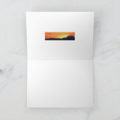 Carte : Message inspiré de lever de soleil de (Intérieur)