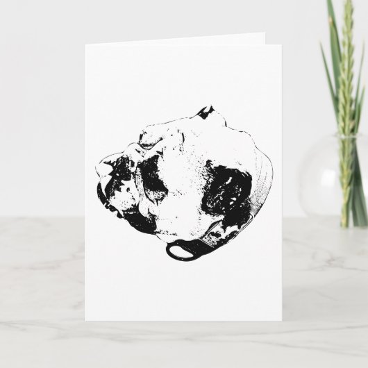 Carte Message Loyal et Calme (Devant)
