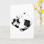 Carte Message Loyal et Calme (Fleur jaune)