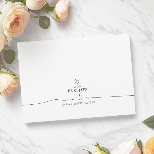 Carte Message Mariage à mes parents