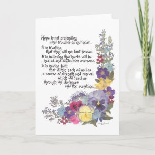 Carte Message of Hope