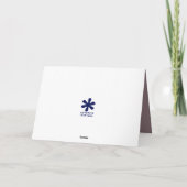 Carte Message personnalisé de l'écureuil géant Malabar (Dos)