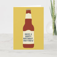 Message personnalisé pour les amateurs de bière