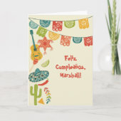 Carte Message personnalisé Sujet mexicain personnalisé (Devant)