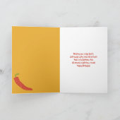 Carte Message personnalisé Sujet mexicain personnalisé (Intérieur)