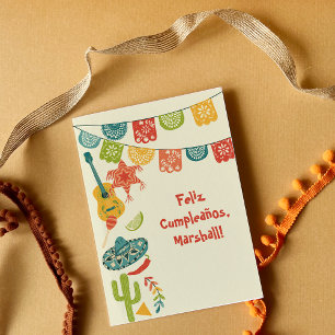 Carte Message personnalisé Sujet mexicain personnalisé