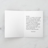Carte Message sentimental de la fête des pères par le ch (Intérieur)