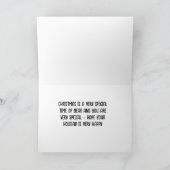 CARTE MESSAGE SPÉCIAL DE "FÊTES" HEUREUSES POUR VOUS (Intérieur)