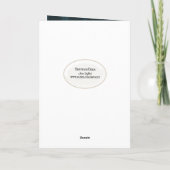 Carte Message texte d'anniversaire du chien (Dos)