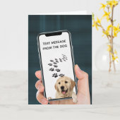 Carte message texte d'anniversaire sur téléphone portabl (Fleur jaune)