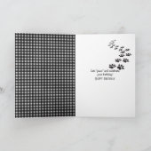 Carte message texte d'anniversaire sur téléphone portabl (Intérieur)