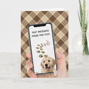 Carte message texte d'anniversaire sur téléphone portabl