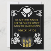 Carte Messages de condoléances (Devant)