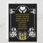 Carte Messages de condoléances (Devant)