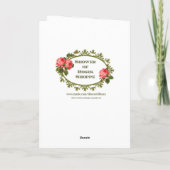 Carte Messe catholique Altar Offre (Dos)