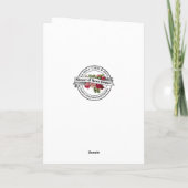 Carte Messe catholique d'anniversaire Offrant Jésus Euch (Dos)