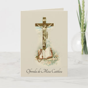 Carte Messe catholique espagnole