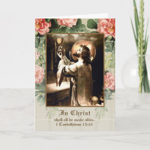 Carte Messe catholique Offrande de messe de sympathie re