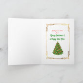 Carte messe de Noël (Intérieur)