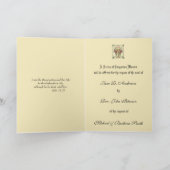 Carte Messe de sympathie catholique grégorienne offrant  (Intérieur)