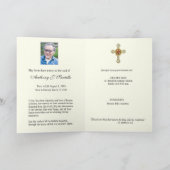 Carte Messe funéraire de Jésus catholique Prière religie (Intérieur)