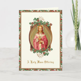 Carte Messe solennelle pour vos intentions