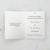 Carte Messe traditionnelle de la sympathie catholique of (Intérieur)