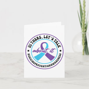 Carte Messy Bun Prévention Suicide Sensibilisation Rib S