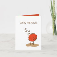 Messy Little Bird Chantant Votre Merci De Louange