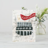 Carte Messy Sunday Greeting Card (Debout devant)