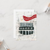 Carte Messy Sunday Greeting Card (Devant/Arrière en situation)