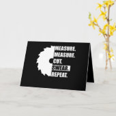 Carte Mesure Couper Jurer Répéter Menuisier Charpentier (Fleur jaune)