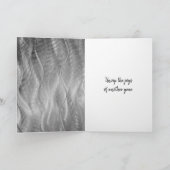 Carte Métal brossé avec Zipper pour Anniversaire (Intérieur)