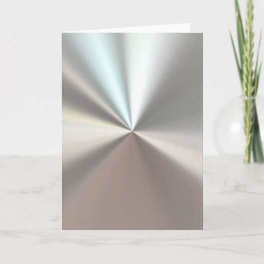 Carte Metal d'artistic silver (Devant)
