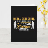 Carte Métal Détection Gold Detectorist Idée cadeau (Fleur jaune)