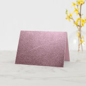 Carte Métal rose (Fleur jaune)