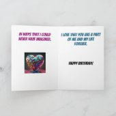 Carte Metallic Vous Me Complétez Puzzle Coeur Anniversai (Intérieur)