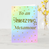 Carte Métamour incroyable (Fleur jaune)