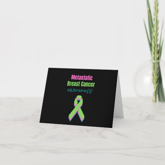 Carte Metastatic Breast Cancer Awareness  (Devant)