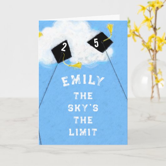 Carte Mete 2024 Graduation (Fleur jaune)