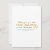 Carte Mete Escargot Super Été Courrier Bonjour (Dos)