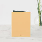 Carte Mete Graduation ajouter le message écureuil (Dos)